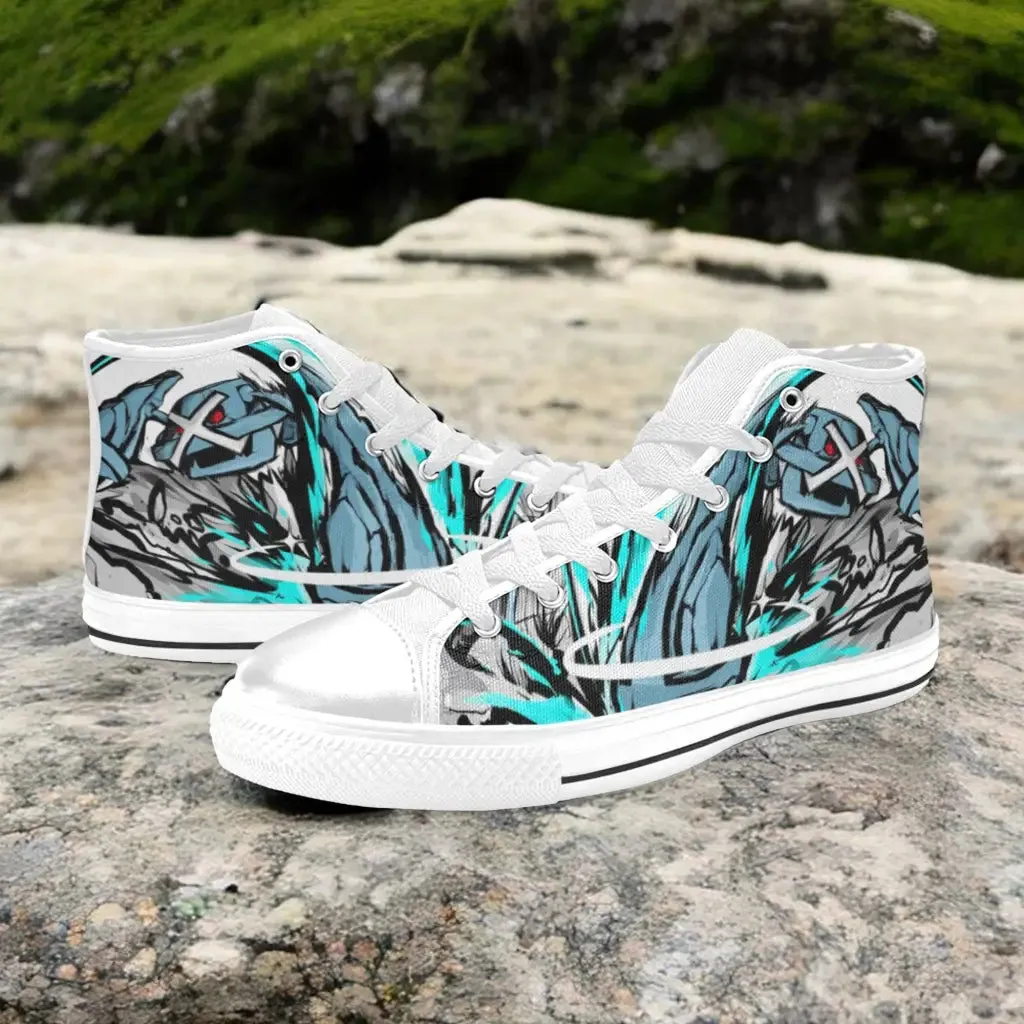 Pokemon Metagross Shoes High Top Sneakers for Kids and Adults