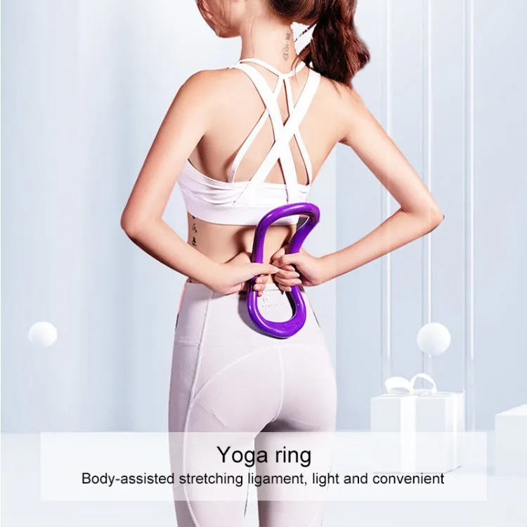 PP Double Massage Point Yoga Circle Fascia Stretching Ring Pilates Resistance Ring (Grass Green)