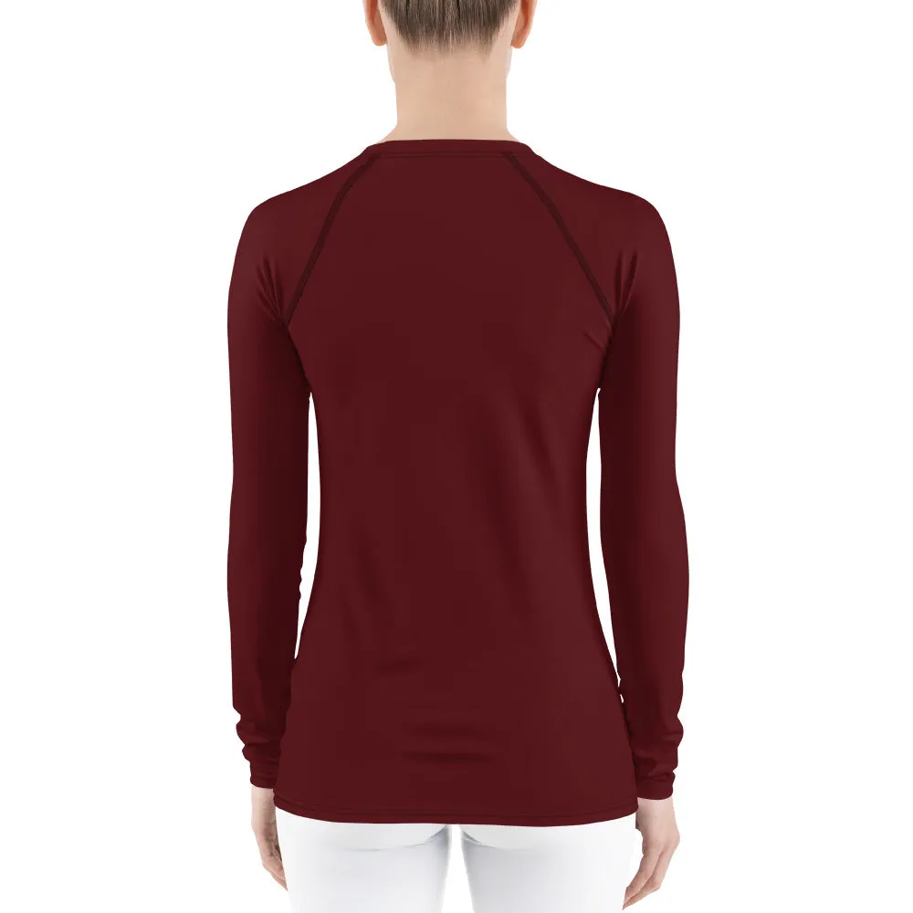 Red Roses Women's Rash Guard
