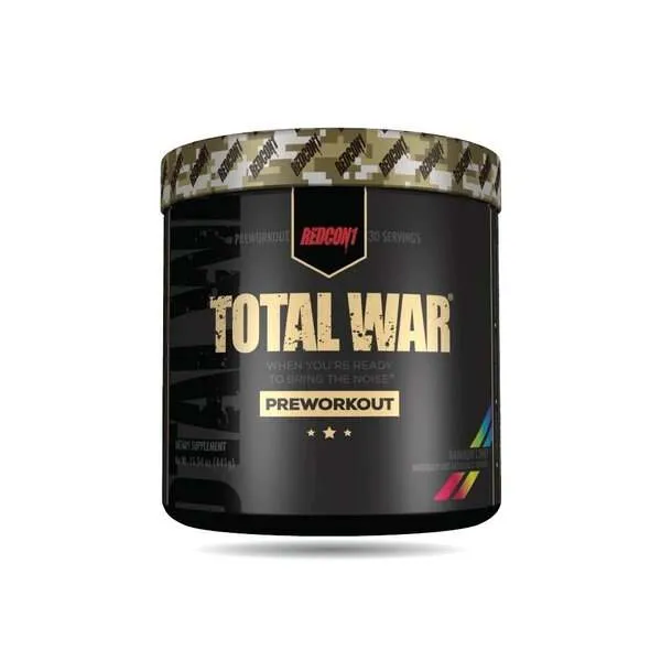 Redcon1 Total War - Preworkout, Rainbow Candy - 441 grams