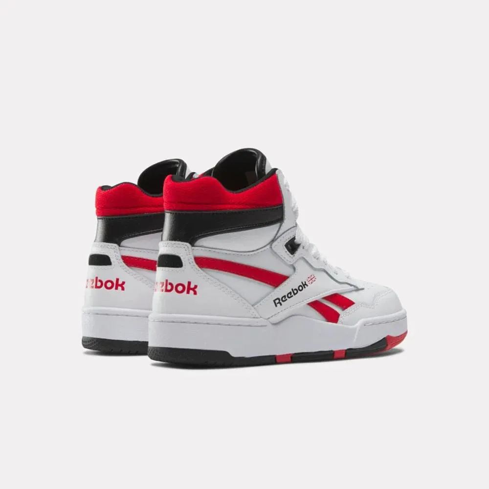 Reebok Bb 4000 II Mid Basketball Shoes - White/Red
