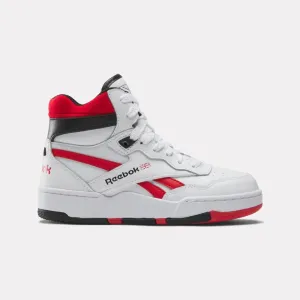 Reebok Bb 4000 II Mid Basketball Shoes - White/Red