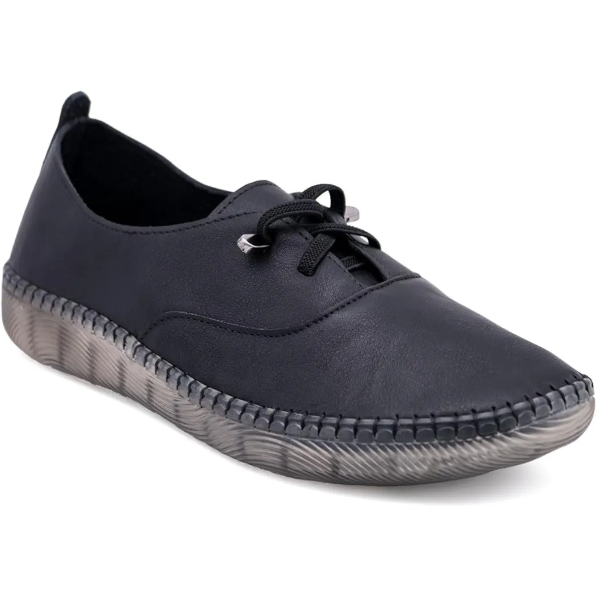 REECE WOMEN'S CASUAL SOFT COMFORT INSOLE LACE-UP PLIMSOLE SHOES