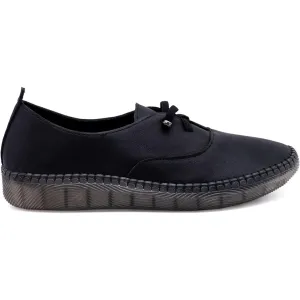 REECE WOMEN'S CASUAL SOFT COMFORT INSOLE LACE-UP PLIMSOLE SHOES