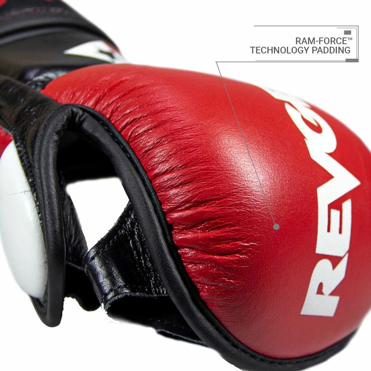 REVGEAR PRO SERIES MS1 MMA TRAINING AND SPARRING GLOVE - RED