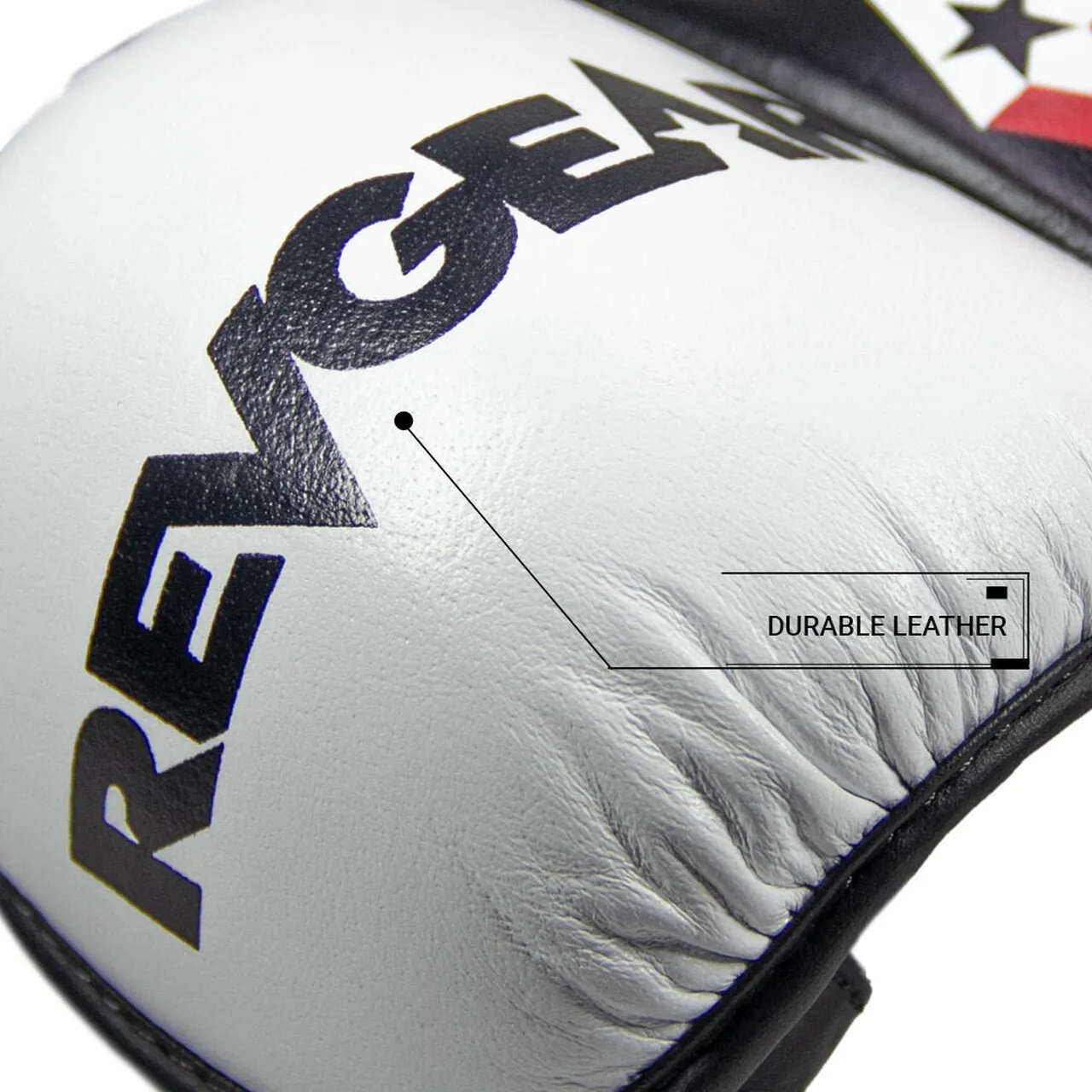 REVGEAR PRO SERIES MS1 MMA TRAINING AND SPARRING GLOVE - WHITE
