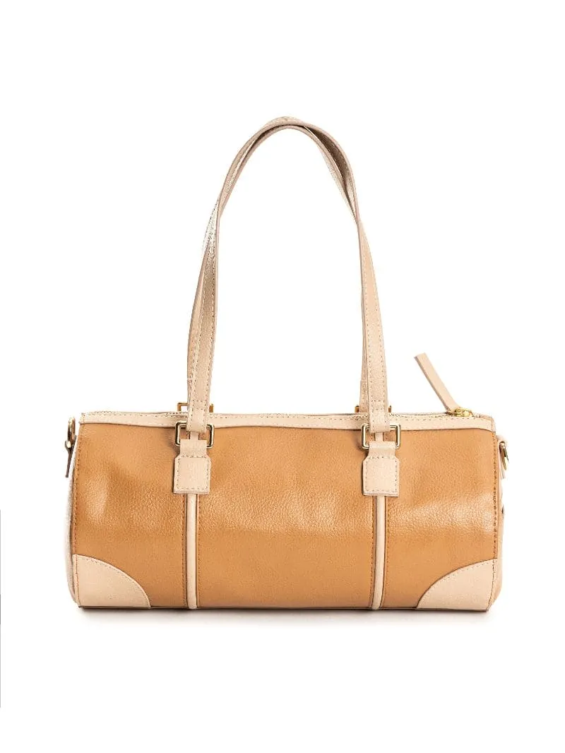 Salacia - caramel & almond duffel bag