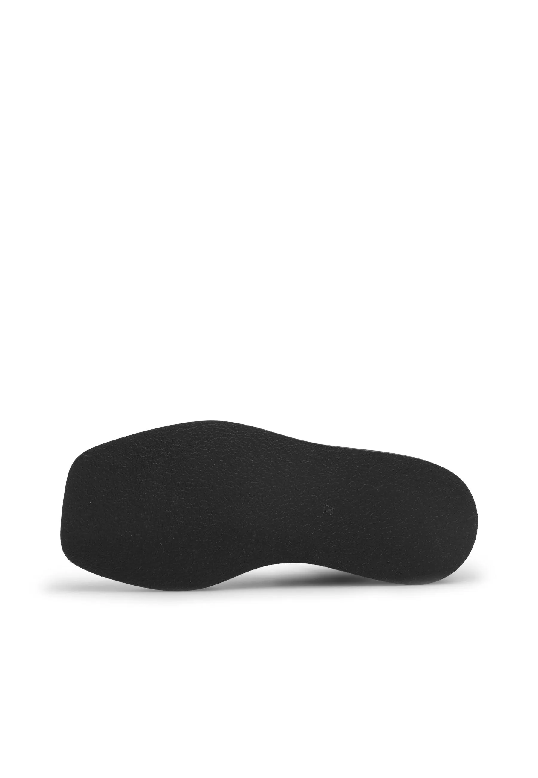 Samantha Black Patent Leather Sandals