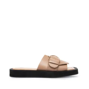 Selma Croissant Leather Slides