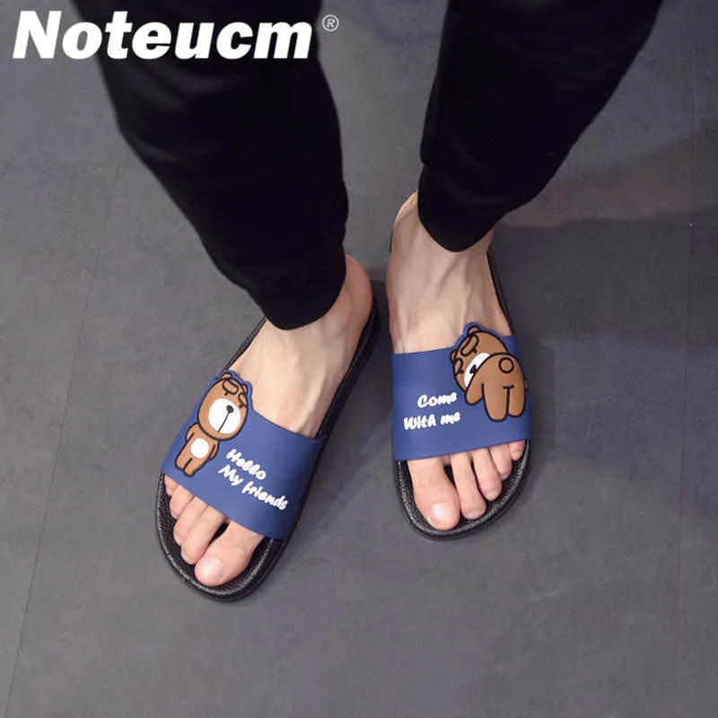 Size 43 44 summer green red female femme tong slider Cartoon dame huose Bedroom beach outside slipper flat pool shoe slide women