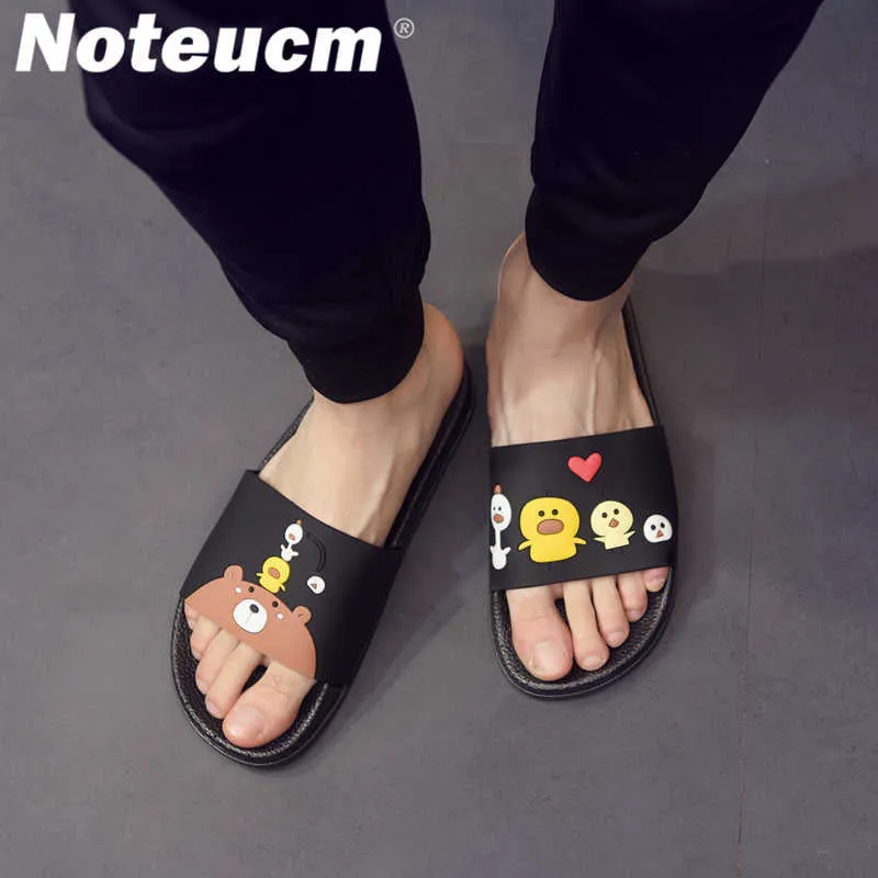 Size 43 44 summer green red female femme tong slider Cartoon dame huose Bedroom beach outside slipper flat pool shoe slide women