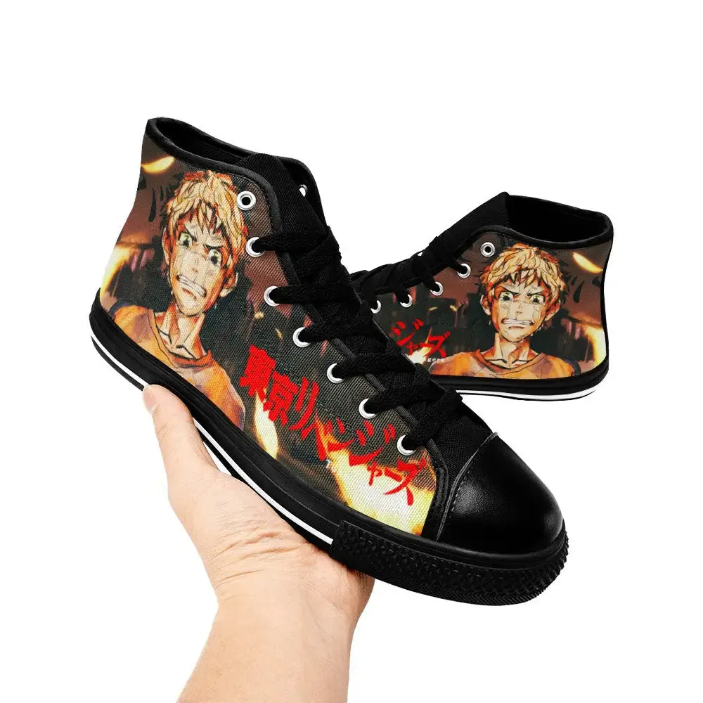 Takemichi Hanagaki Tokyo Revengers Shoes High Tops Sneakers for Kids and Adults