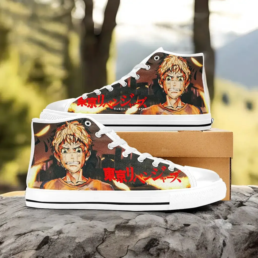 Takemichi Hanagaki Tokyo Revengers Shoes High Tops Sneakers for Kids and Adults