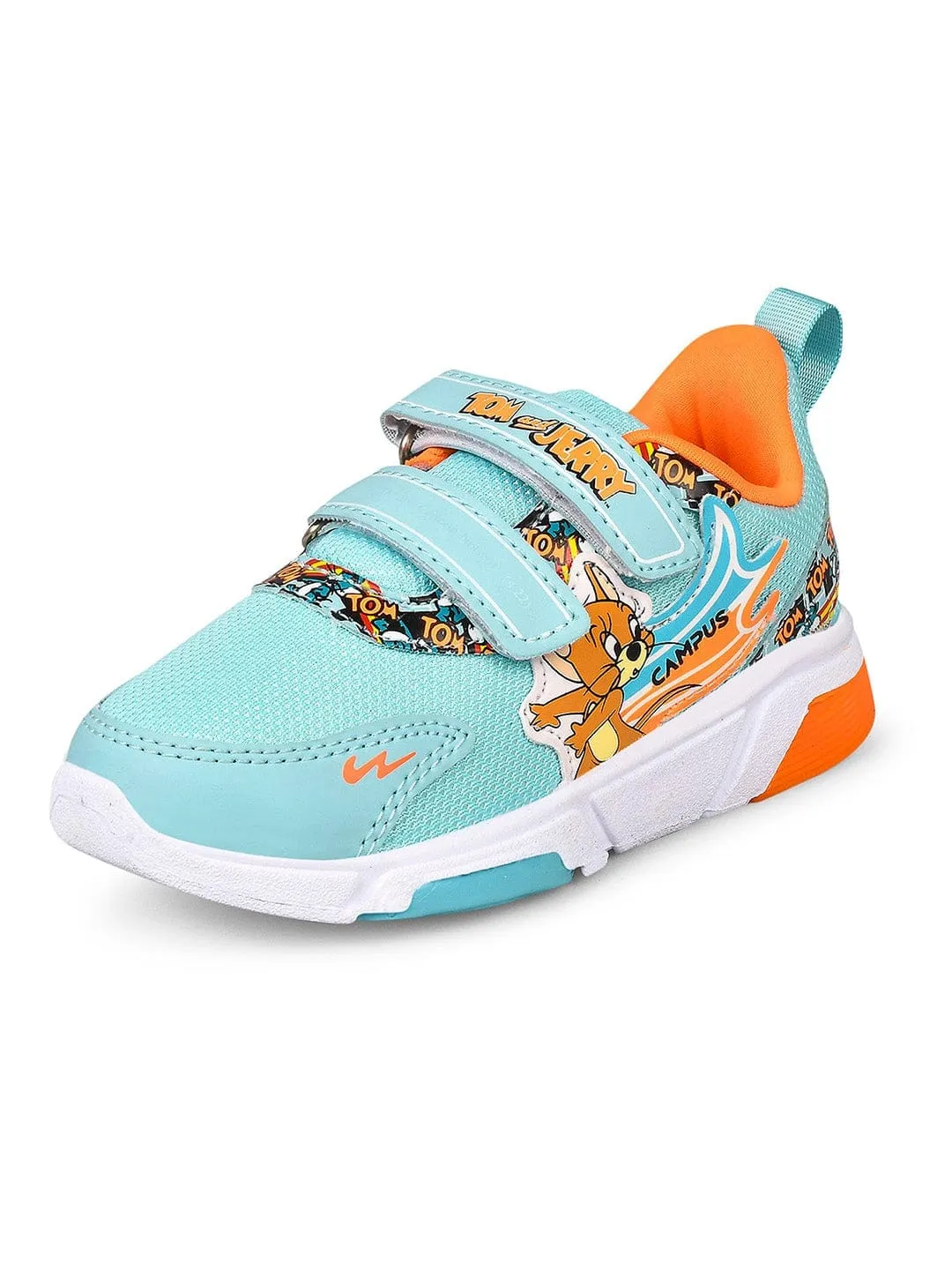 T&J-07V Green Kid's Running Shoes