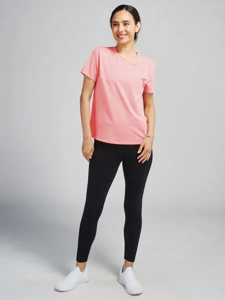 tasc Performance Women's All Day T - Shirt in Punch Heather
