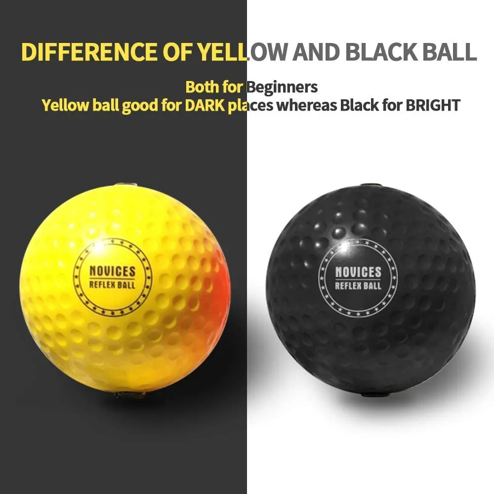 TEKXYZ Boxing Reflex Ball Family Pack | 2 Adjustable Headbands   2 Novice Reflex Balls   1 Veteran Reflex Ball   1 Boxer Reflex Ball and More