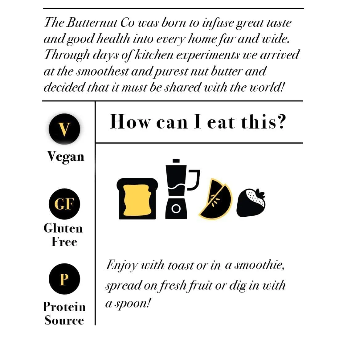 The Buttenut Co. Chocolate Peanut Butter Crunchy 340g - High Protein, No Salt, Cholesterol-Free, Gluten-Free Vegan Nut Butter - 100% Pure Roasted Peanut