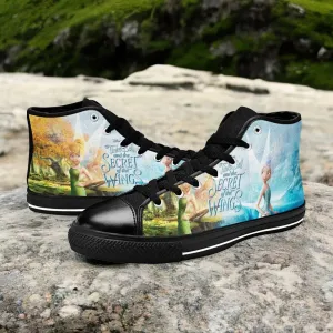 Tinkerbell Tinker Bell Secret of the Wings Shoes High Top Sneakers for Kids and Adults
