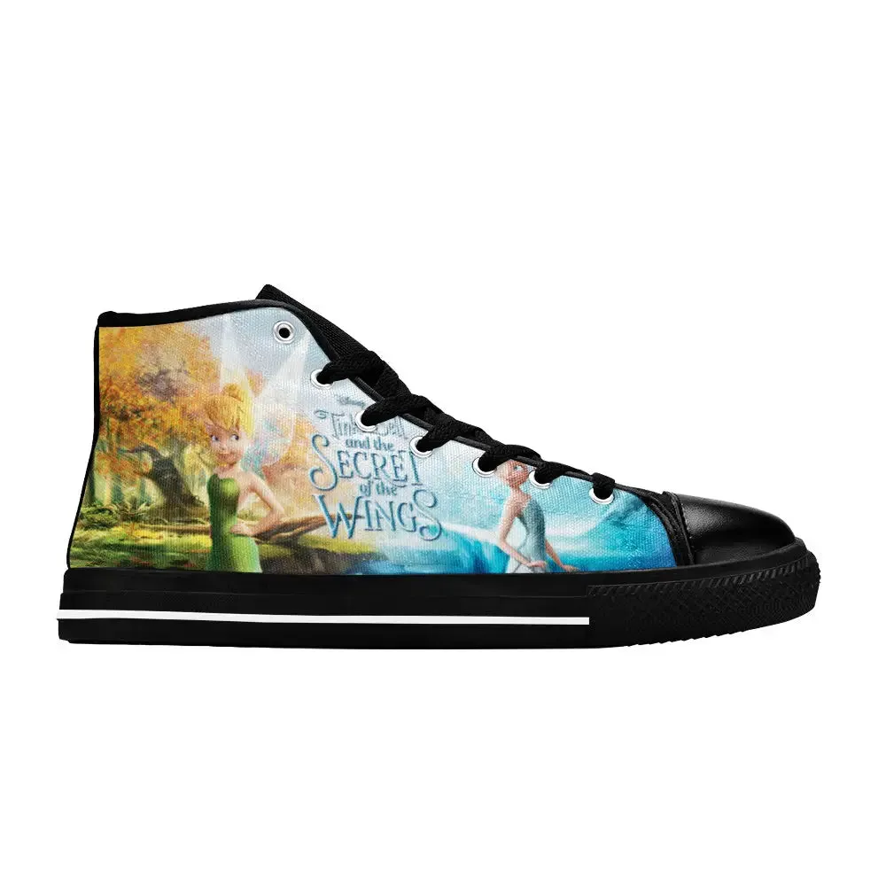 Tinkerbell Tinker Bell Secret of the Wings Shoes High Top Sneakers for Kids and Adults