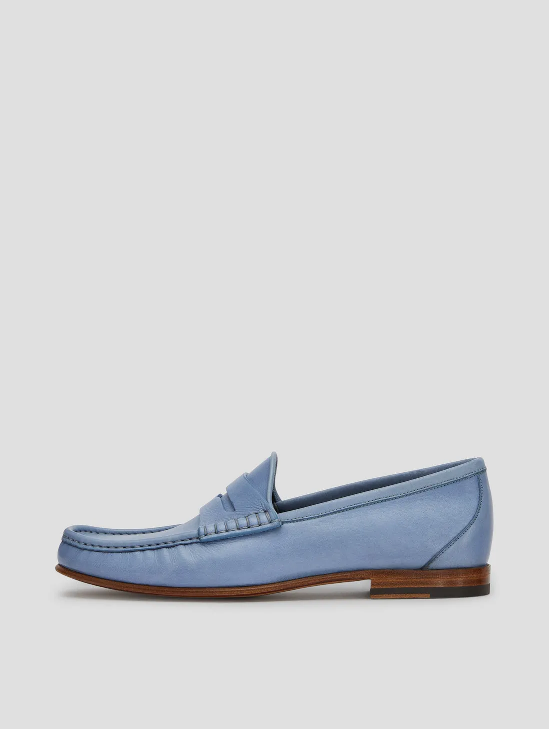 TONY PENNY LOAFER IN LIGHT BLUE