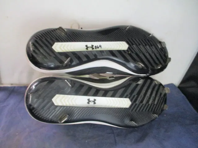 Used Under Armour Yard Low Metal Cleats Adult Size 13 - With Pitcher's Toe