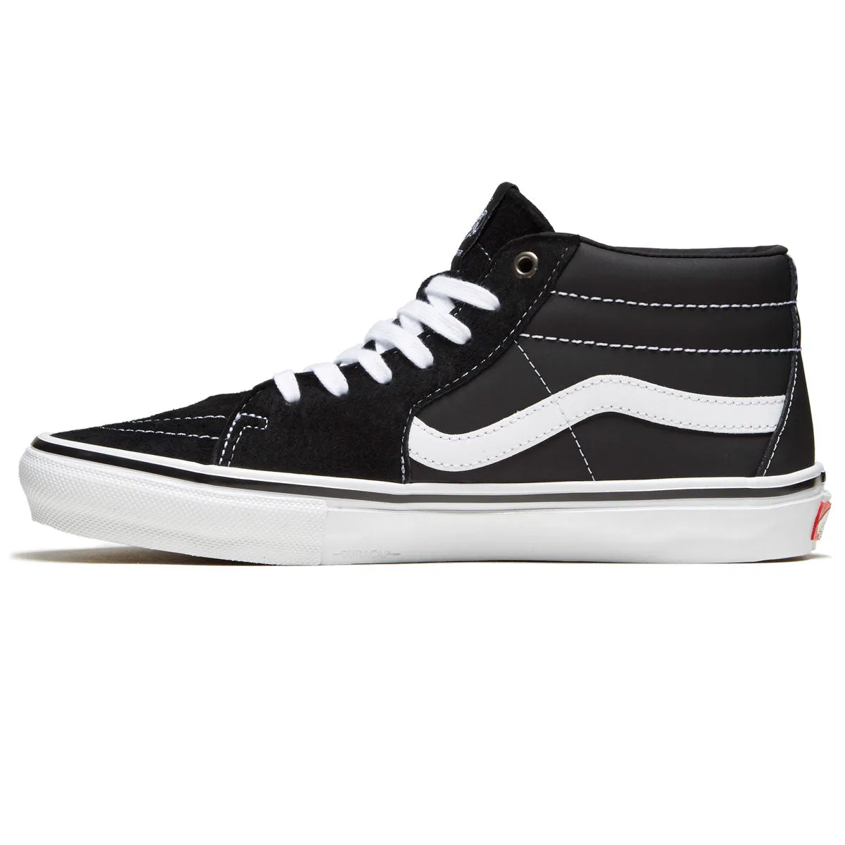 Vans Grosso Sk8 Mid Shoes - Black/White/Emo Leather