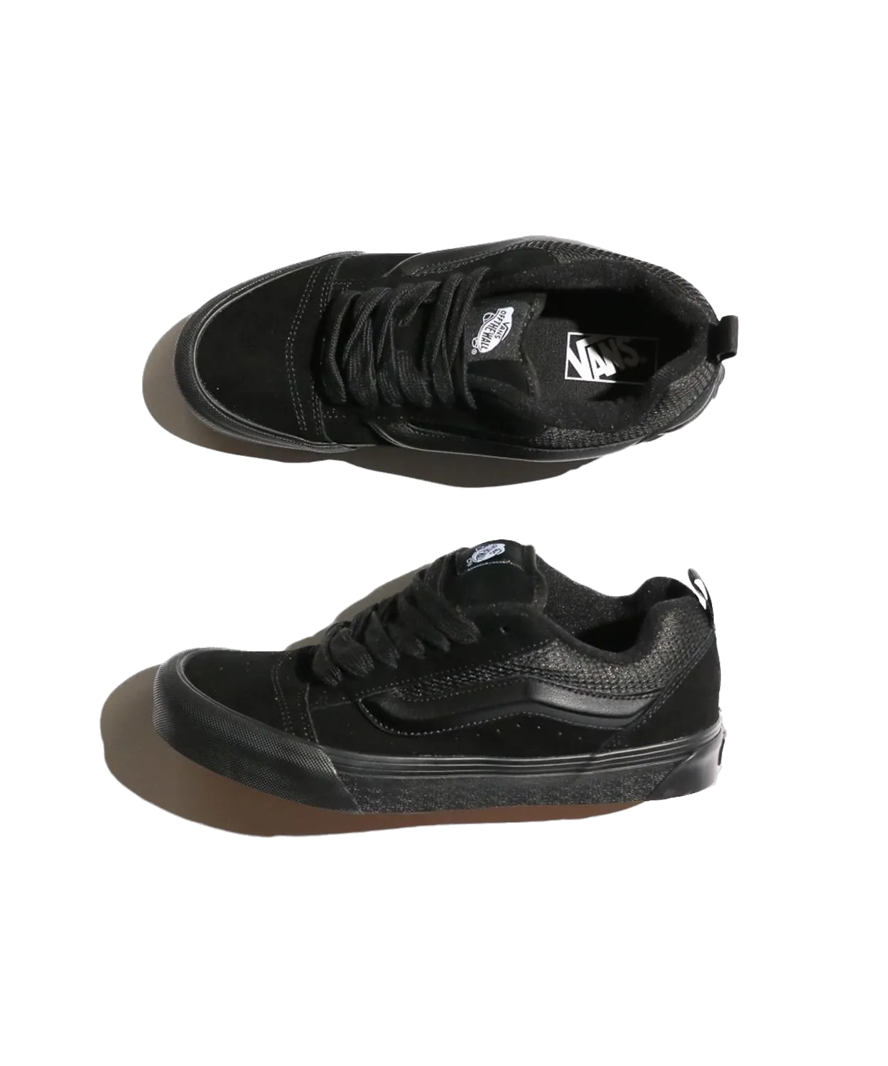 Vans Men's Knu Skool Shoes - Black / Black