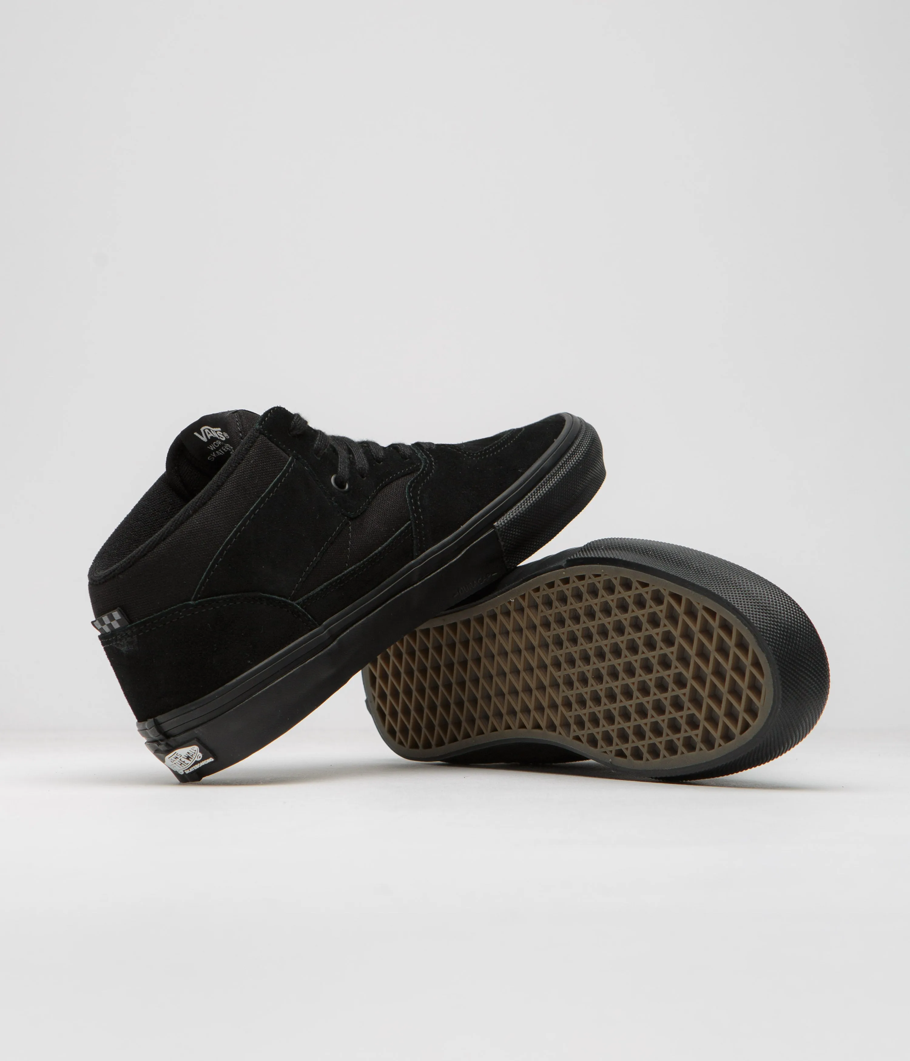 Vans Skate Half Cab Shoes - Black / Black