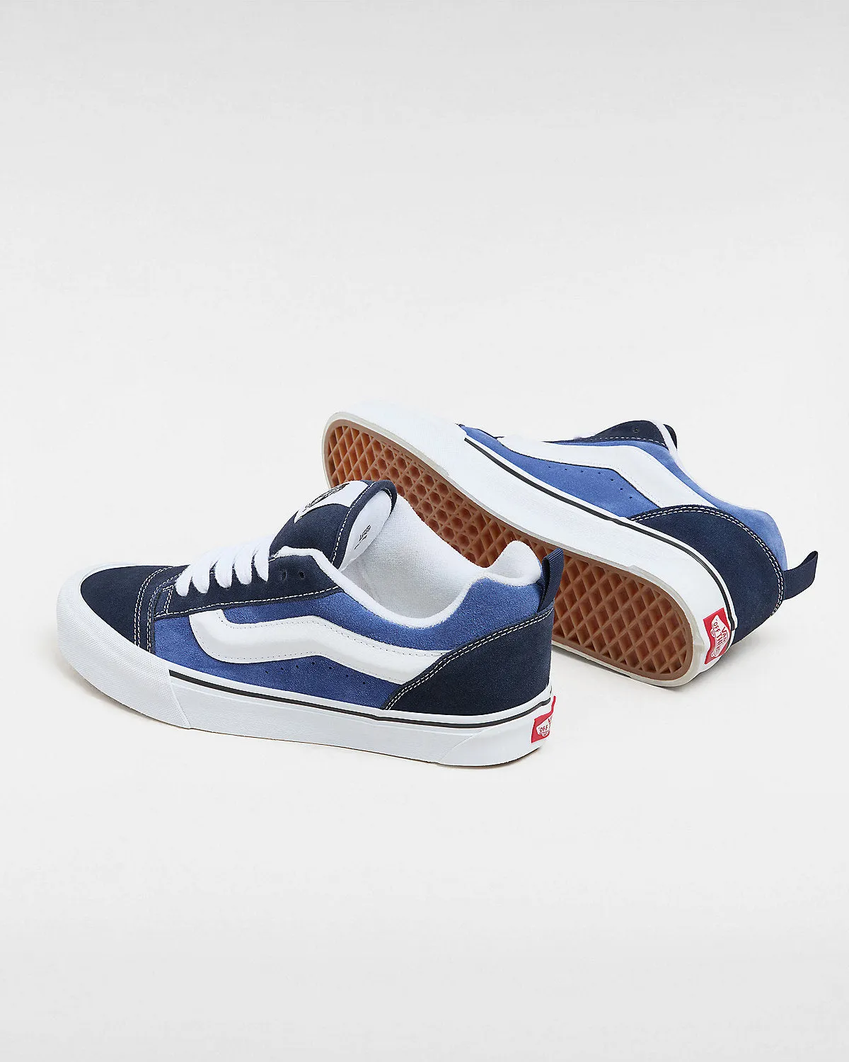 VANS Unisex Knu Skool Trainers - Navy / White