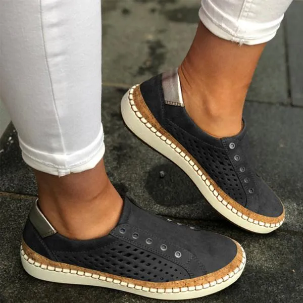 Women'S Flat Slip-On Hollow Casual Shoes 93322596