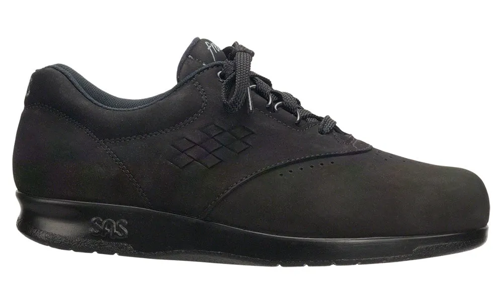Women's Free Time Walking Shoe in Charcoal Nubuck