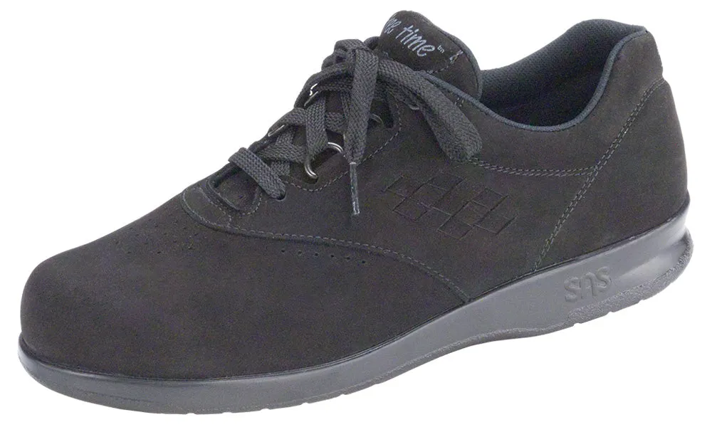 Women's Free Time Walking Shoe in Charcoal Nubuck
