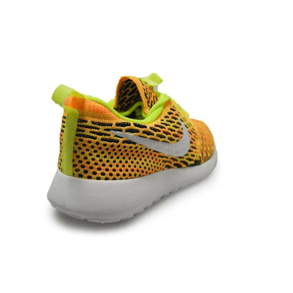 Womens Nike Roshe One Flyknit - 704927702 - Yellow Orange Black Trainers