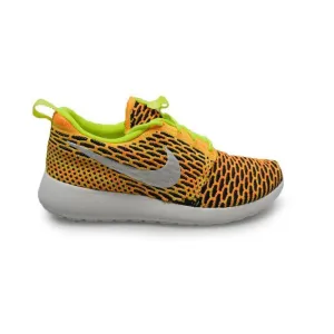 Womens Nike Roshe One Flyknit - 704927702 - Yellow Orange Black Trainers