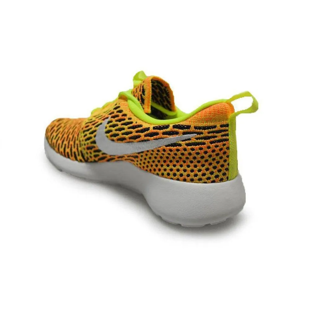 Womens Nike Roshe One Flyknit - 704927702 - Yellow Orange Black Trainers