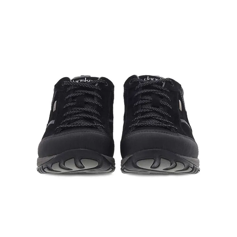 Women's Paisley Waterproof Black/Black Suede