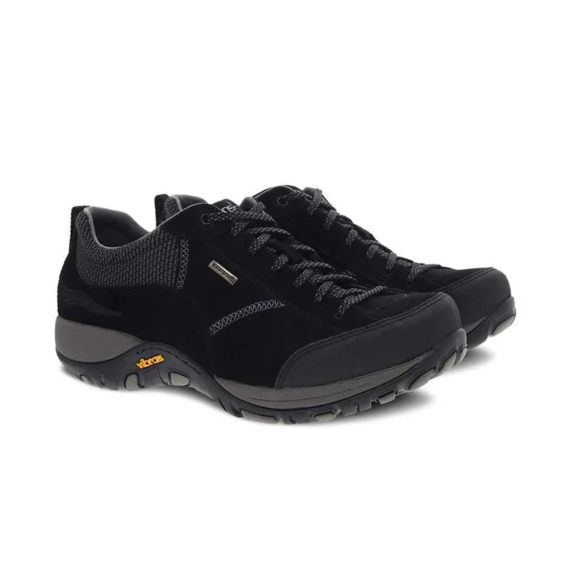 Women's Paisley Waterproof Black/Black Suede