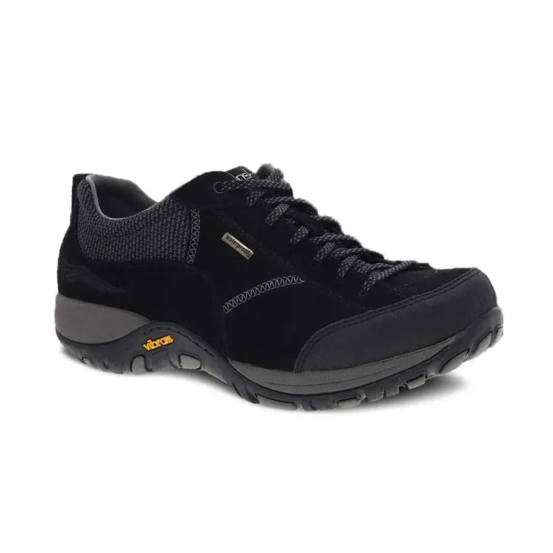 Women's Paisley Waterproof Black/Black Suede