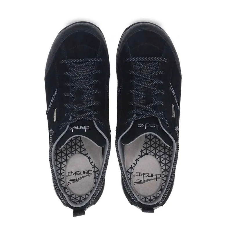Women's Paisley Waterproof Black/Black Suede