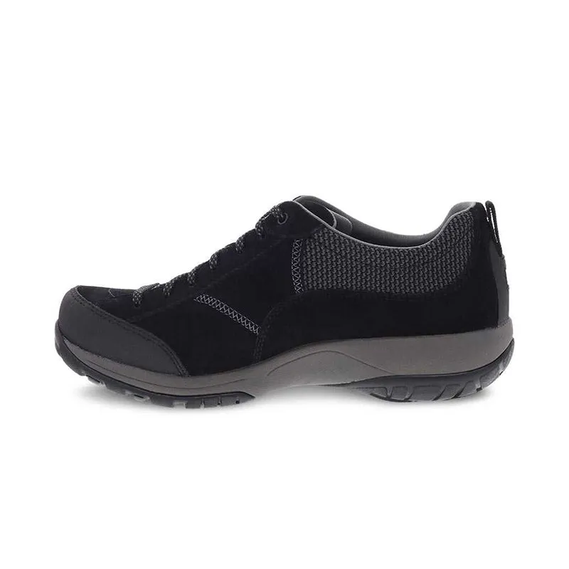 Women's Paisley Waterproof Black/Black Suede