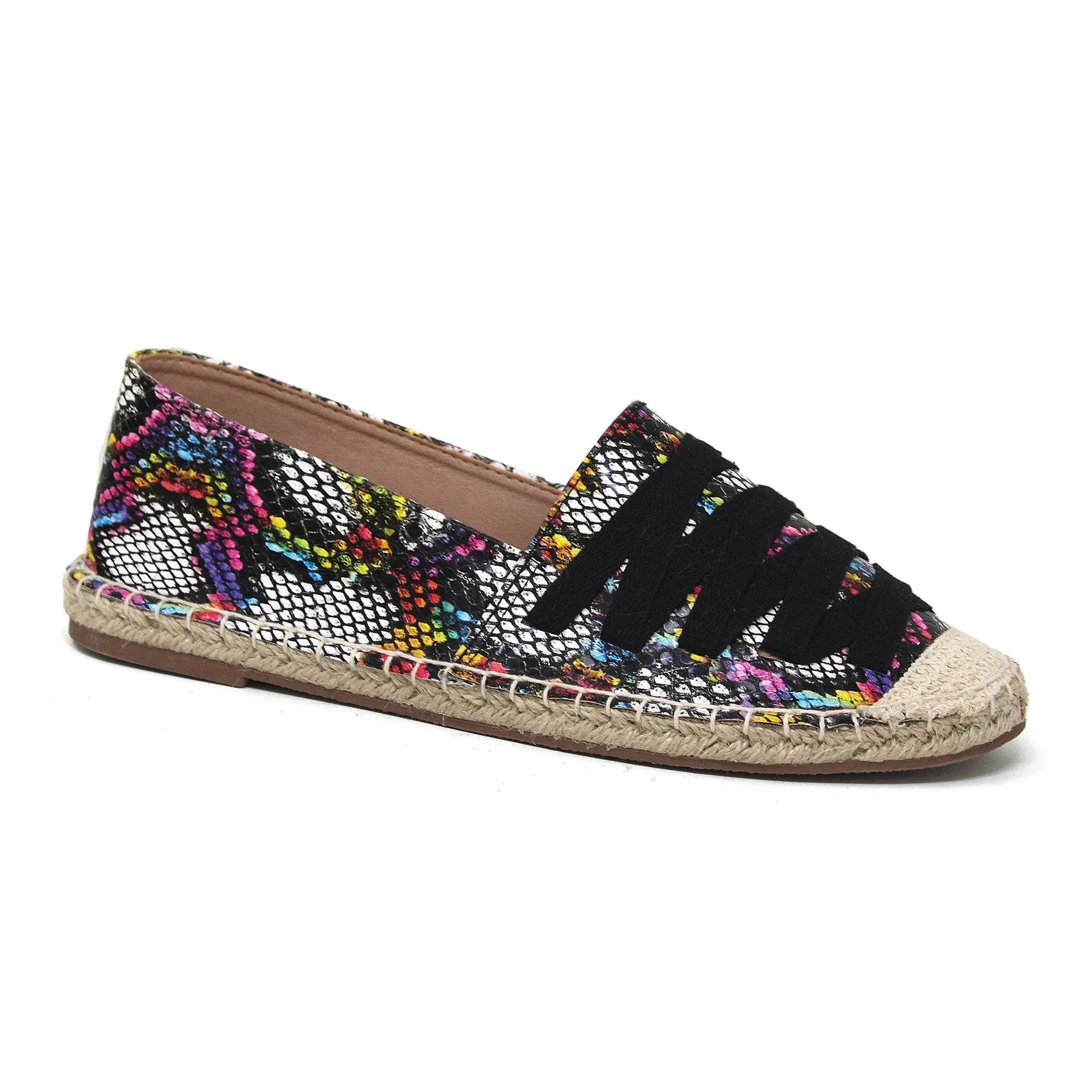 YOKI LEIA-12 Women's Cross Strap Style On Front Toe Flat